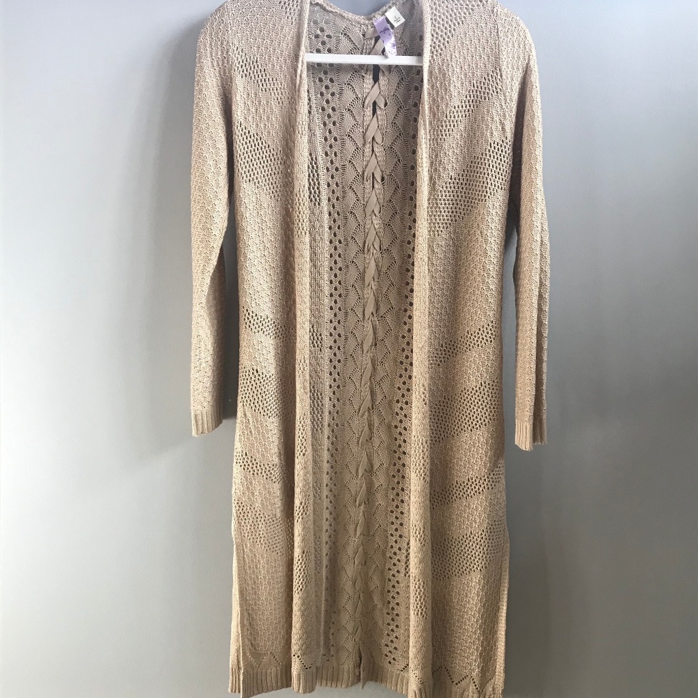 Alya open knit cardigan